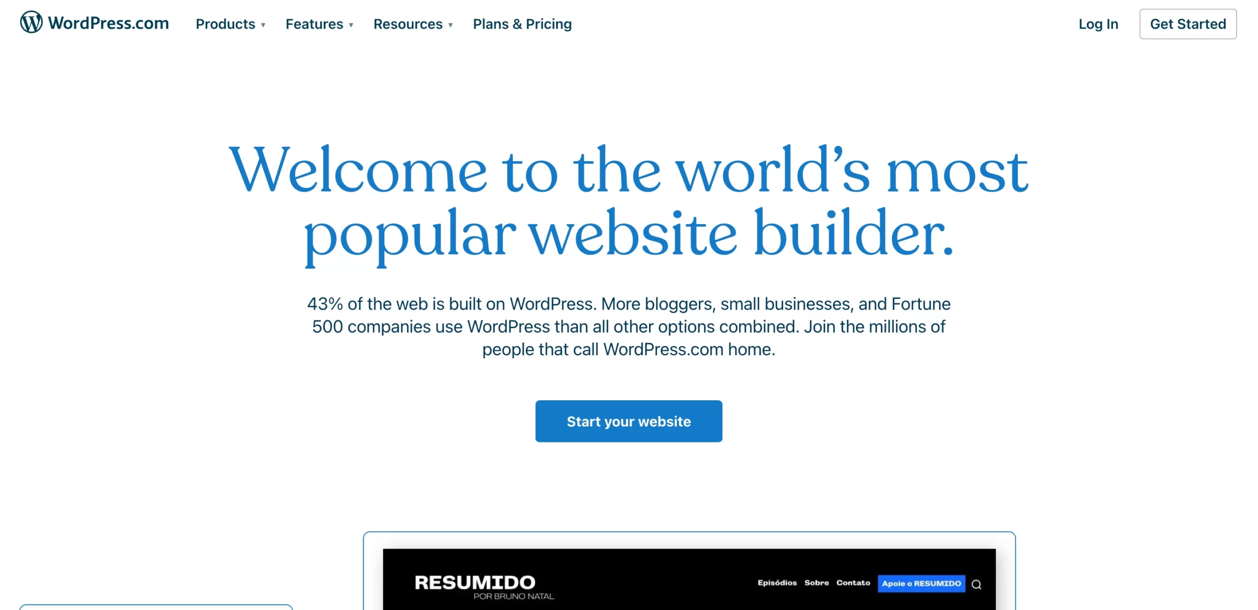WordPress - Best Website Builder for beginners