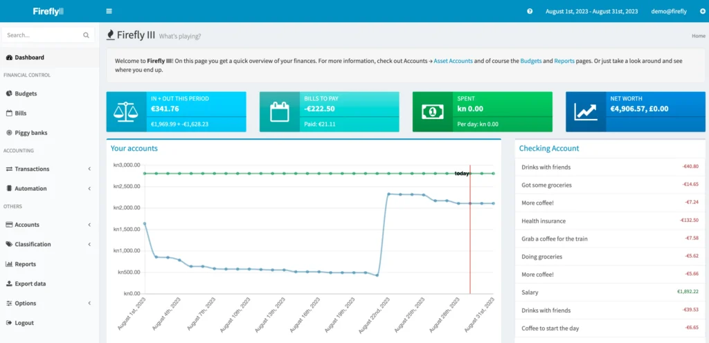 Offline Personal Finance Software